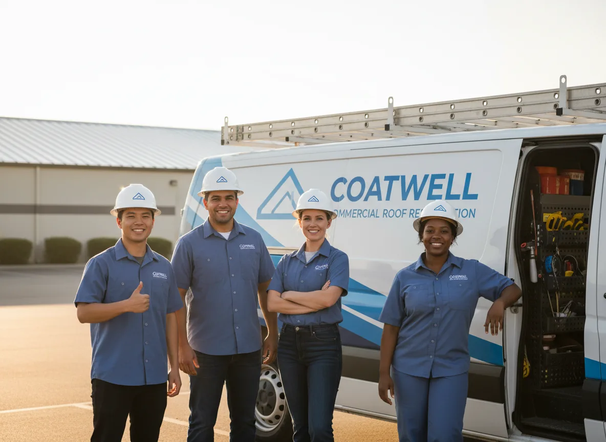 Commercial roof coating company in Preston Park, PA